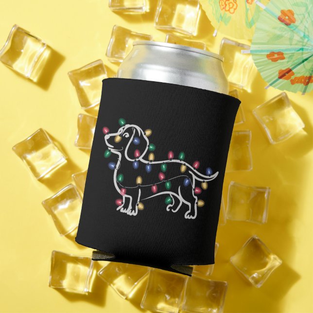 Porta-lata Dachshund Dogs Tree Christmas Xmas Pet Dog  (Verão in situ)