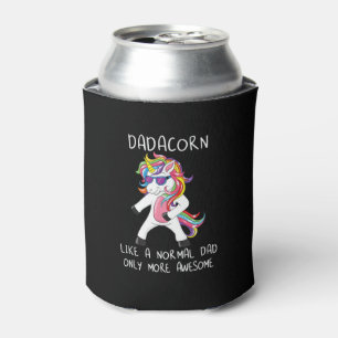 Porta-lata Dadacorn Como um Pai Só que Mais Incrível Camiseta