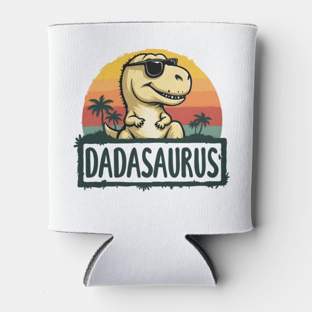 Porta-lata Dadasaurus Dinossaur Pai Dada Dia de os pais Sauru (Frente)