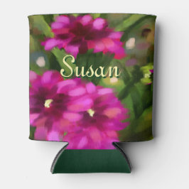 Porta-lata Dahlia Floral Garden Flowers Magenta