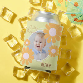 Porta-lata Daisy Simple Chá de fraldas Green Photo