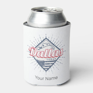 Porta-lata Dallas Texas City United States Vintage USA
