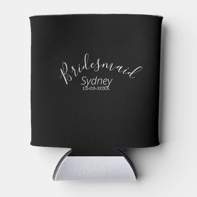 Porta-lata Damas de honra despedida de solteira adicionar nom (Frente)