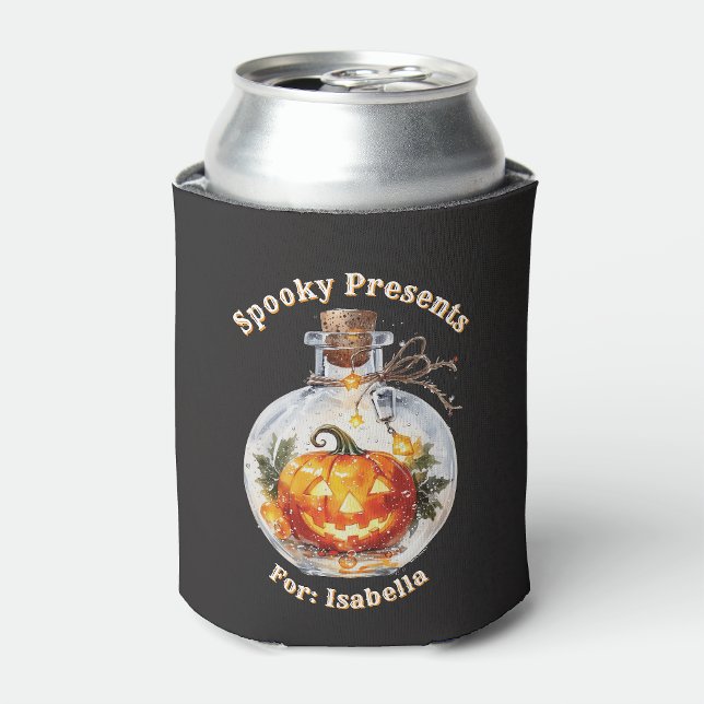 Porta-lata Dark Magic Glowing Jack O Lantern Pumpkin  (Criador carregado)