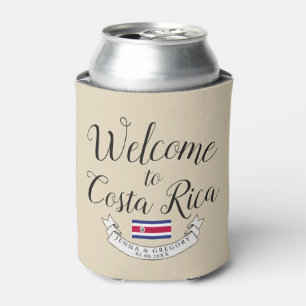 Porta-lata Dê boas-vindas ao costume do casamento do destino