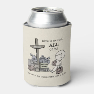 Porta-lata Dê tudo a Deus