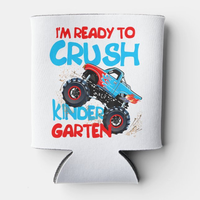 Porta-lata De Volta À Escola Boys Primeiro Dia De Jardim De I (Frente)