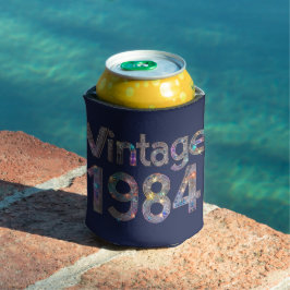 Porta-lata Décadas de Diamante: Vintage 1984 pode resfriar