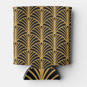 Porta-lata Deco de Arte Elegante, ornamento de ouro sem falha
