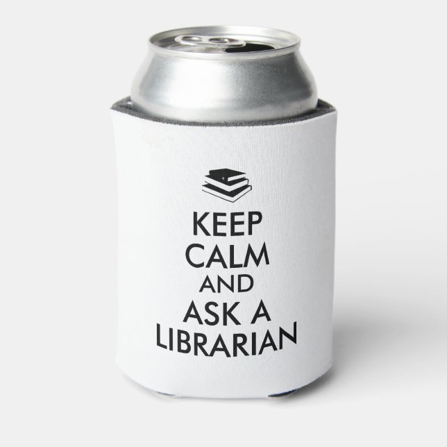 Porta-lata Dedicação Bibliotecária Engraçada Ideia Manter Cal (Can Back)