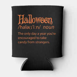 Porta-lata Definição de Dicionário Engraçado do Halloween