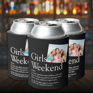 Porta-lata Definição de Fim de Semana das Meninas Personaliza