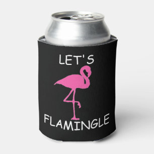 Porta-lata deixe-nos que o bachelorette do flamingle pode um