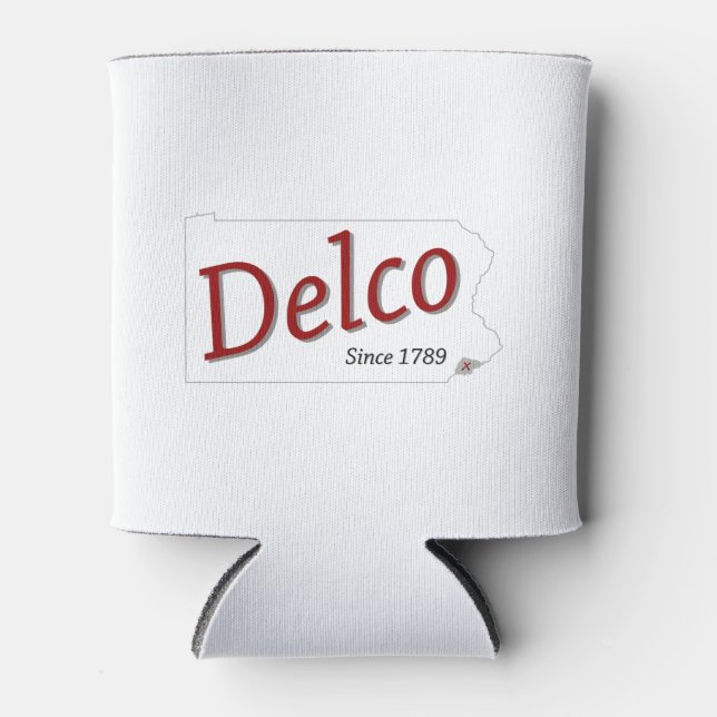 Porta-lata DELCO (R) desde 1789 (Frente)