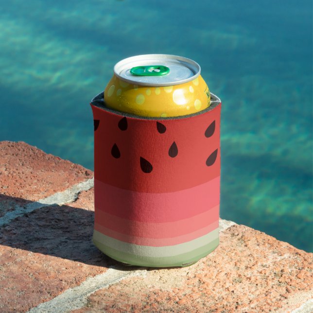 Porta-lata Delicioso Melão Suculento Maduro Com Desenho de Se (Piscina in situ)