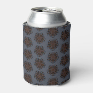 Porta-lata Desenho de Linha Simétrica Estilo Floral Mecânico