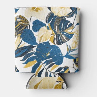 Porta-lata Desenho De Mão Tropical: Padrão Criativo Sem Olho
