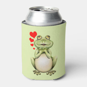 Porta-lata Desenho do amor do sapo