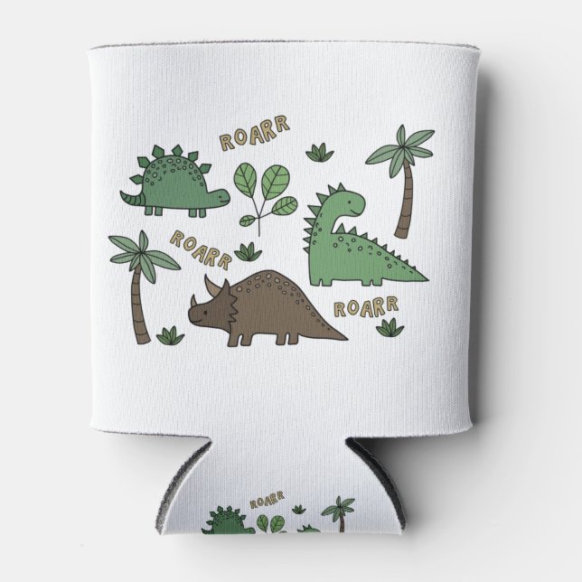 Porta-lata Desenho do dinossauro (Frente)