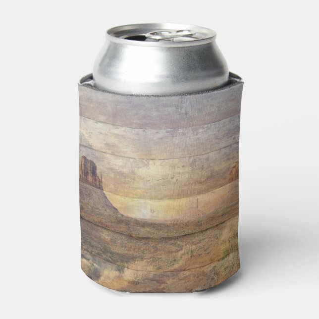 Porta-lata Desert Landscape Monument Valley And Cloudy Sky (Can Front)