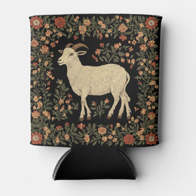 Porta-lata Design de Arte Folar e Caprino Encantado (Frente)