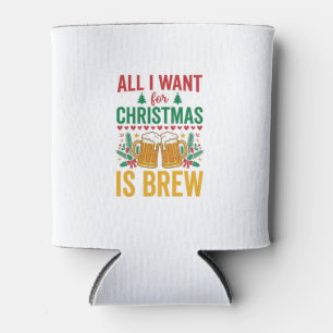 Porta-lata Design de Bebida de Férias Christmas Brew