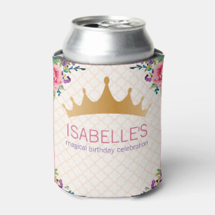 Porta-lata Design de Bicicleta Floral Mágica