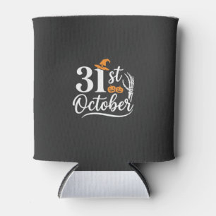 Porta-lata Design de Chapéu de Bruxa de Abóbora de Halloween 