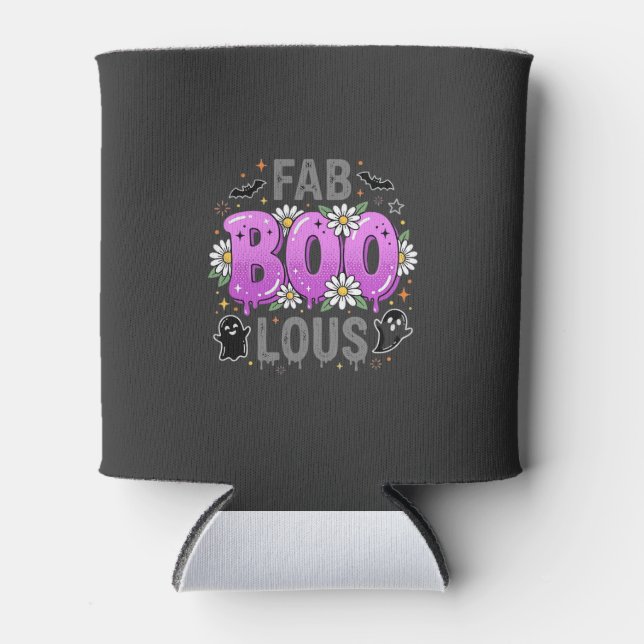 Porta-lata Design de Fantasma de Halloween Fab Boo Lous_1 (Frente)