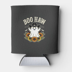 Porta-lata Design de Fantasma de Halloween Ocidental Boo Haw