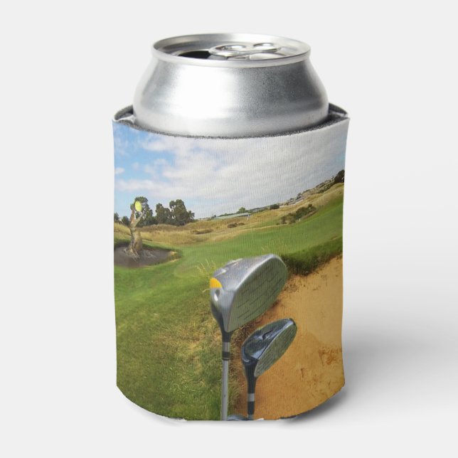 Porta-lata Design de Golfe Australiano Engraçado, Mais Frio (Can Front)