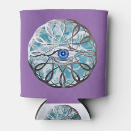 Porta-lata Design de olhos místicos cromo