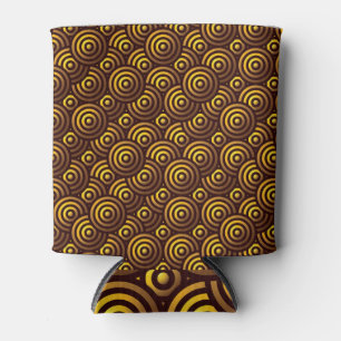 Porta-lata Design de Padrão Dourado Luxuoso e sem costura