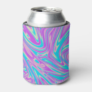 Porta-lata Design de Padrão Líquido da Tendência Holográf