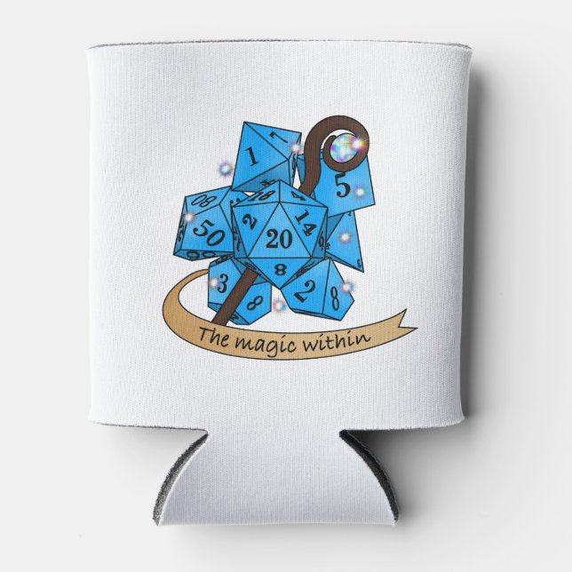 Porta-lata Design do Sorcerer Dice (Frente)