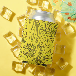 Porta-lata Design Floral 36