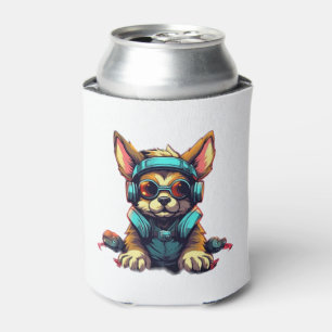 Porta-lata Design legal de cão espacial Clássico T-Shirt