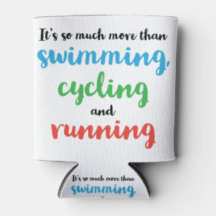 Porta-lata design para triatletas legal e original