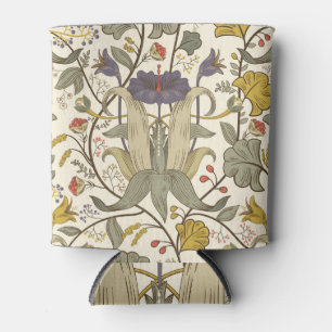 Porta-lata Design retrofloral vertical sem costura.