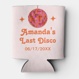 Porta-lata Despedida de Solteira Pink Orange Groovy Último Di