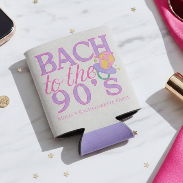 Porta-lata Despedida de Solteira Retrô dos Anos 90 (90s Retro Bachelorette Can Cooler)