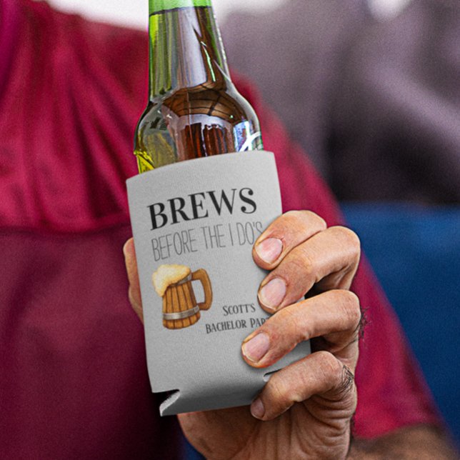 Porta-lata Despedida de solteiro quebra antes do I do (Criador carregado)