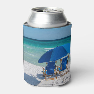 Porta-lata Destin Florida Chairs E Umbrella Can Cooler