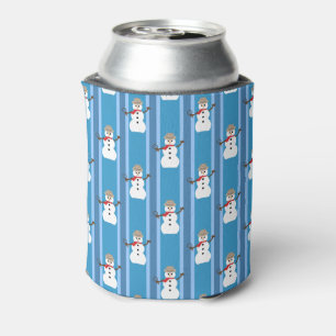 Porta-lata Detetive Blue Snowman, divertido e Rico