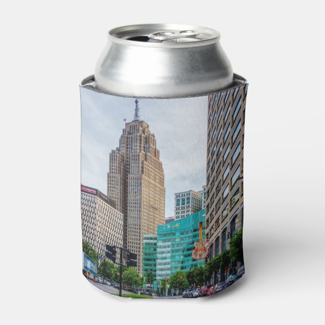 Porta-lata Detroit do centro (Can Front)