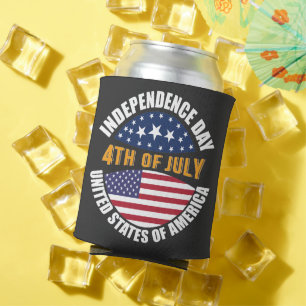 Porta-lata Dia 4 de julho da Independência