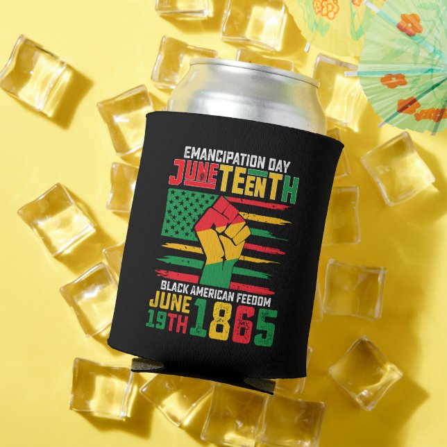 Porta-lata Dia da Emancipação Juneteenth Liberdade Negra Amer (Verão in situ)