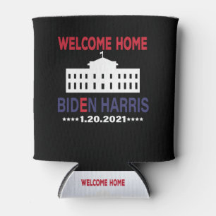Porta-lata Dia da Inauguração 2021 - Bem-vindo ao lar Biden