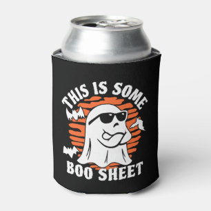 Porta-lata Dia de as Bruxas engraçado Boo Ghost Halloween