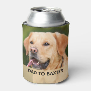 Porta-lata Dia de os pais de Fotografias de Pet Personalizado